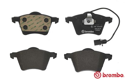 A.B.S. P 85 062 BREMBO BREMSBELÄGE, RICHTUNGSGEBUNDEN Bremsbelagsatz, Scheibenbremse